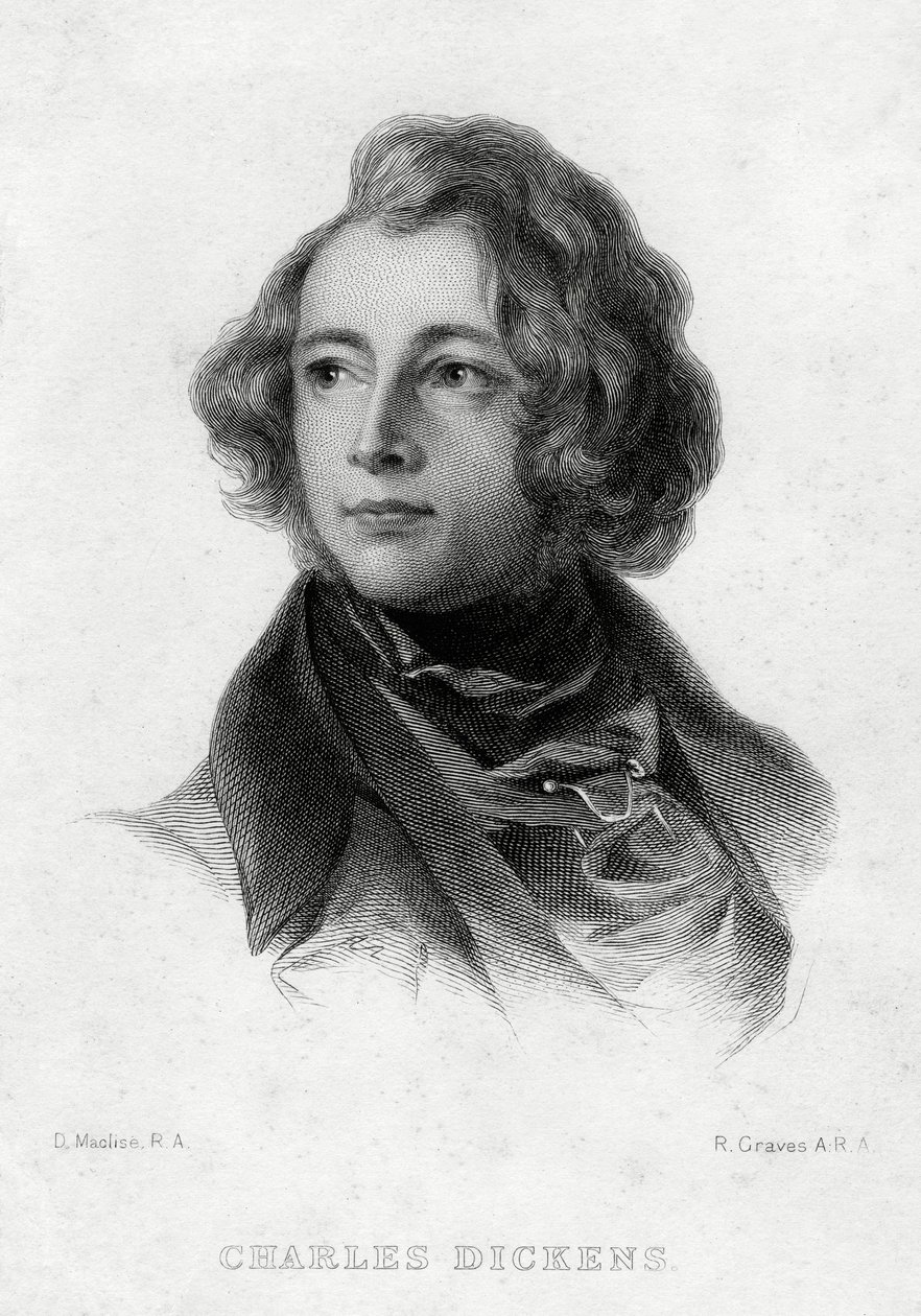 Charles Dickens, English author by Robert Graves