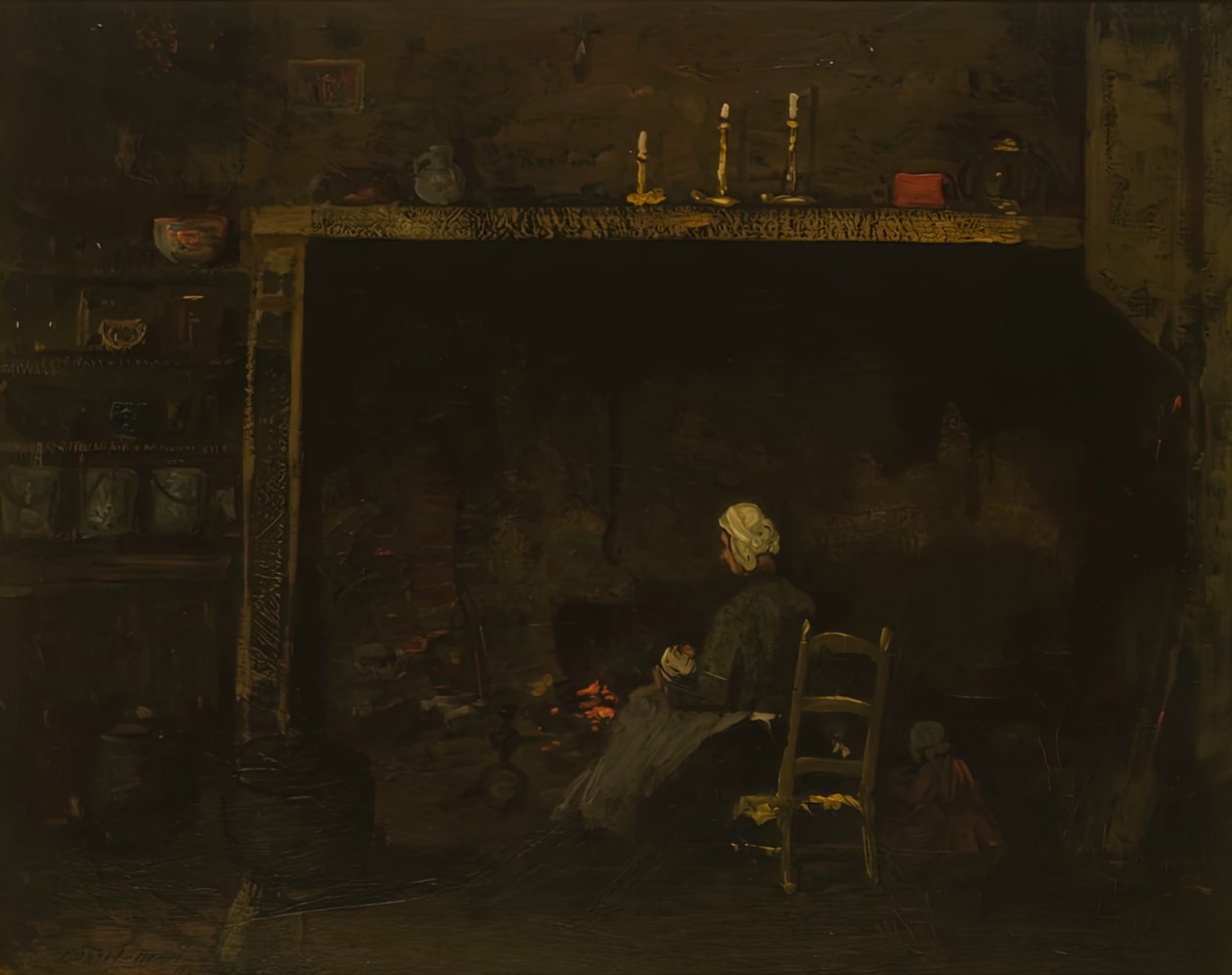 Normandy Interior, 1899 by Robert Henri