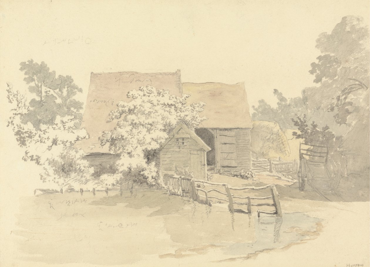 A Farm at Harrow by Robert Hills