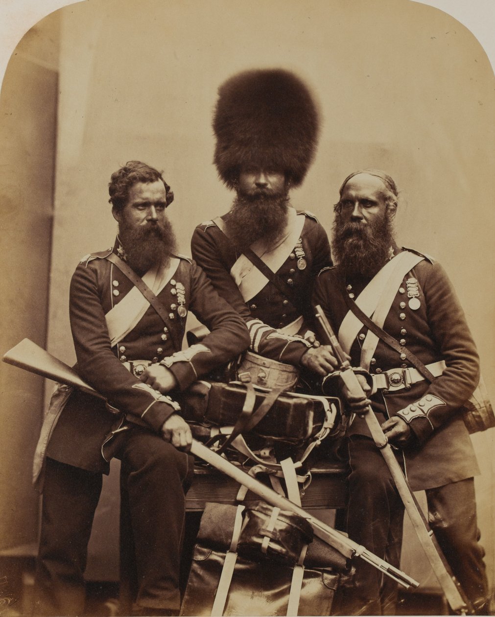 Nunn, Potter and Deal, Coldstream Guards by Robert Howlett
