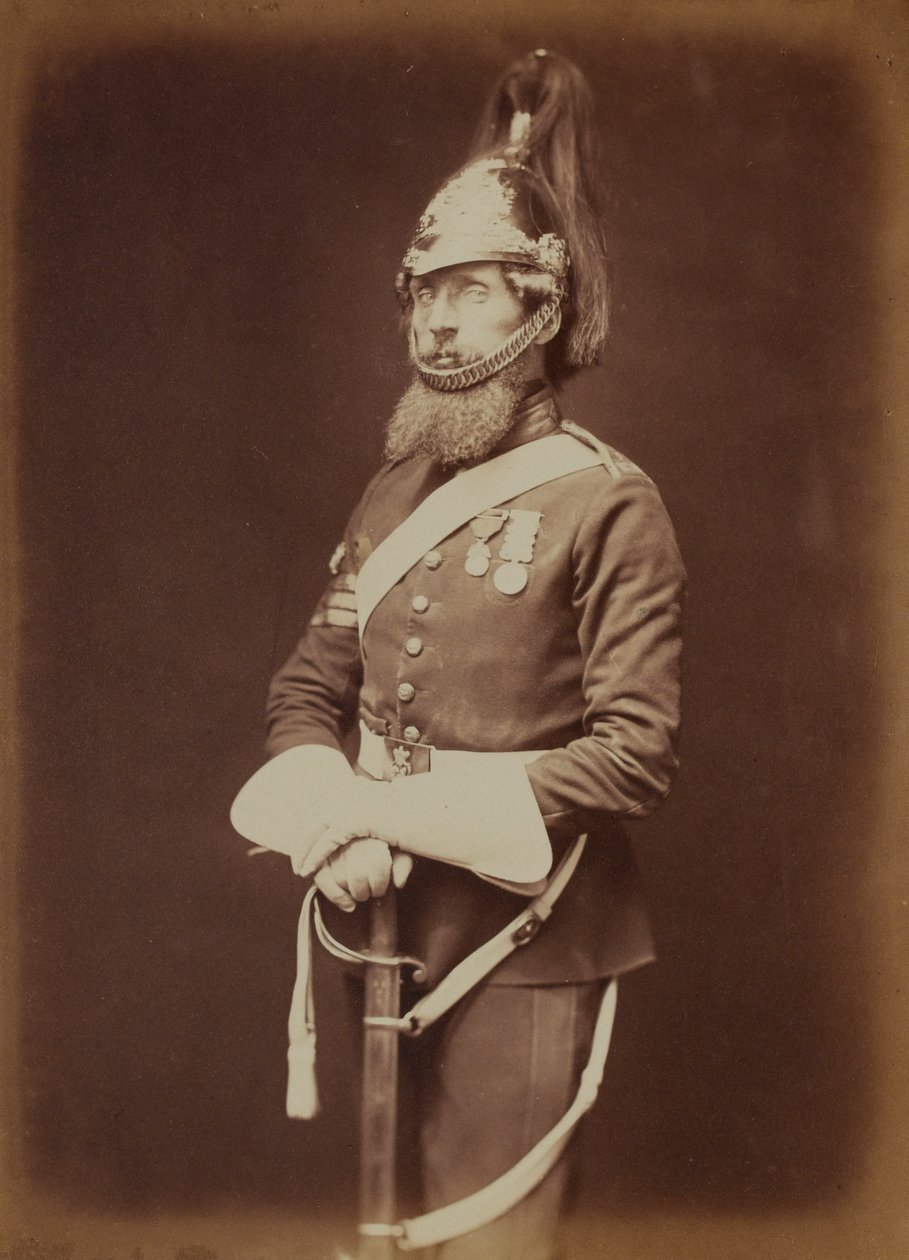 Sergeant-Major Bailey, 1st Royal Dragoon Guards by Robert Howlett