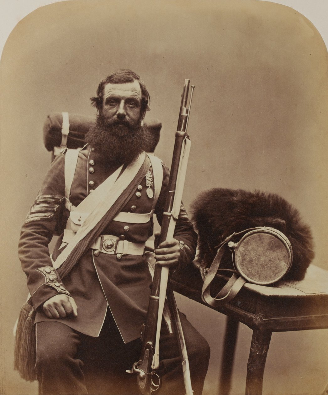 Sergeant Knapp, Coldstream Guards by Robert Howlett