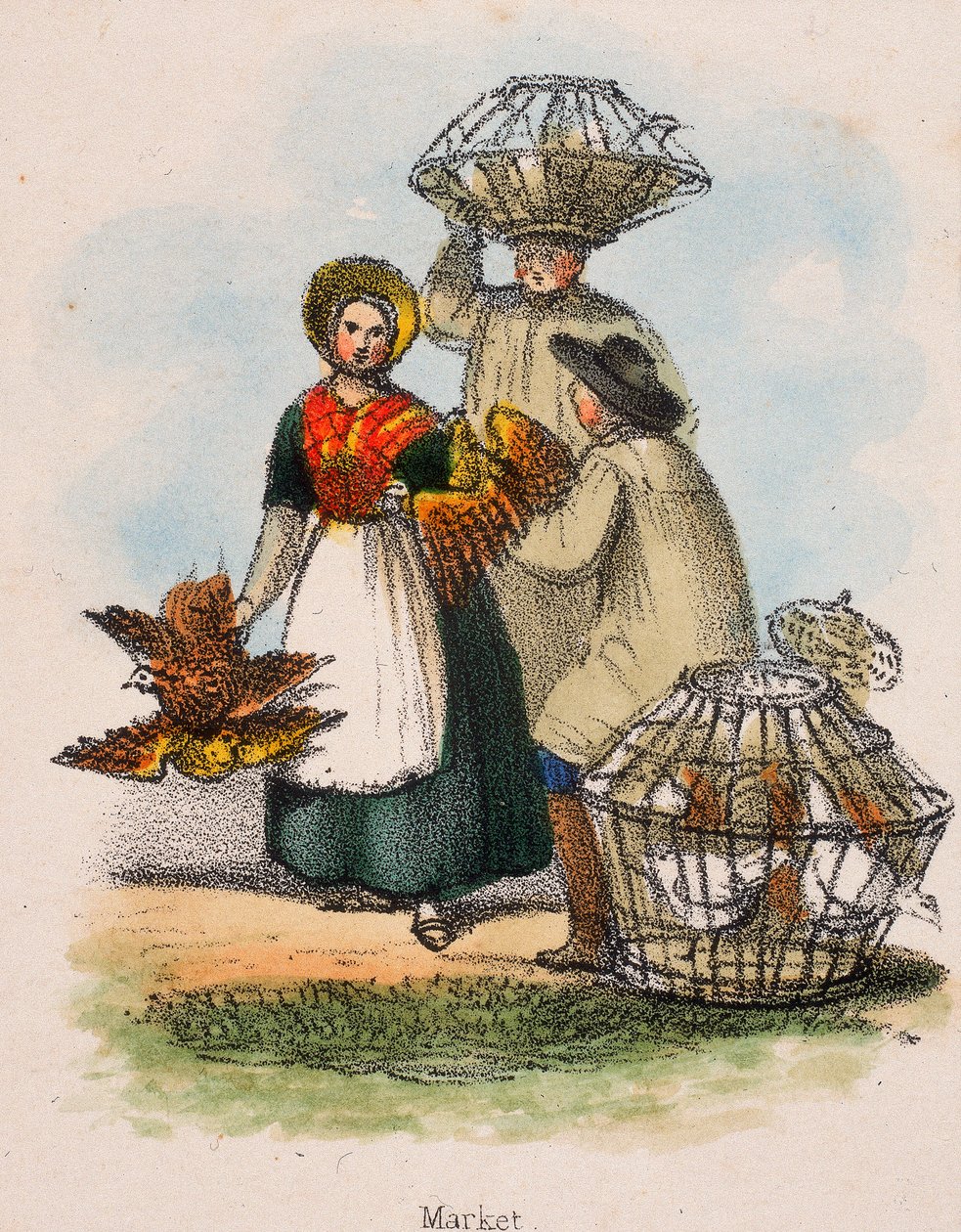 Market, c1845 by Robert Kent Thomas