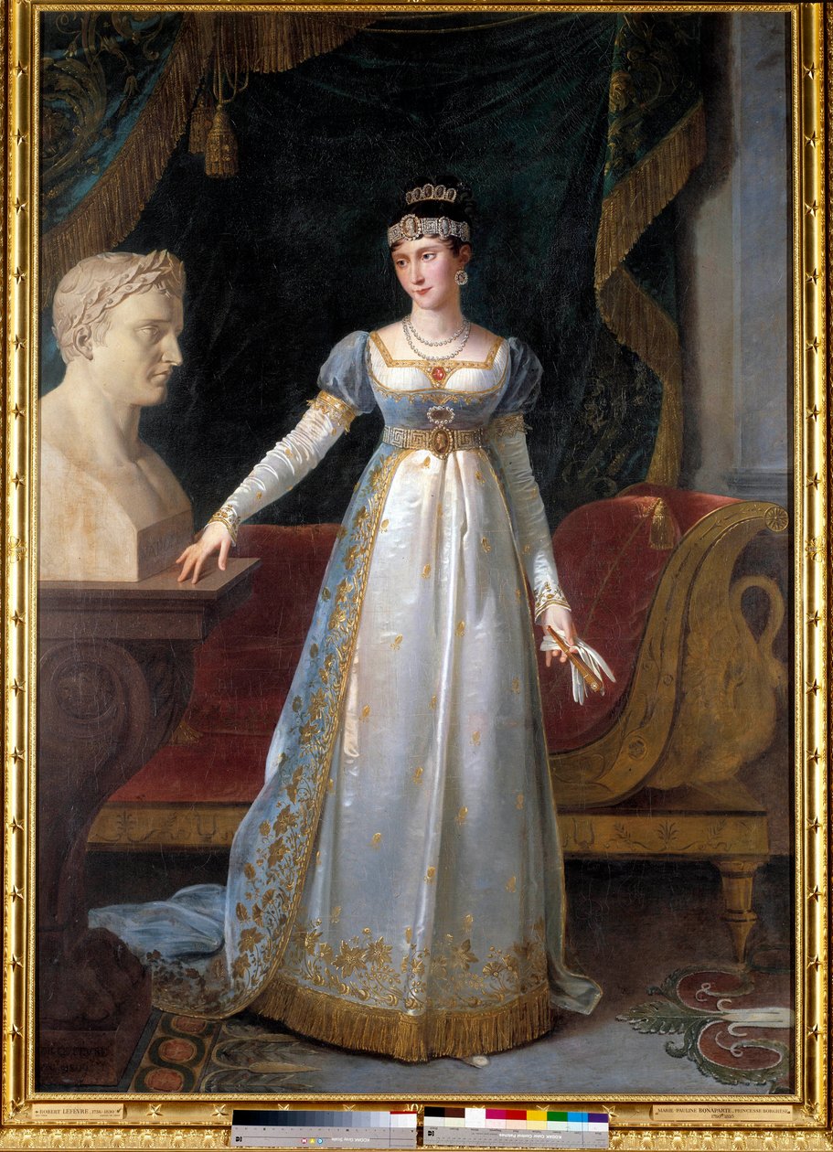 Full-Length Portrait of Marie-Paulette, Known as Pauline Bonaparte, Princess Borghese by Robert Lefebvre