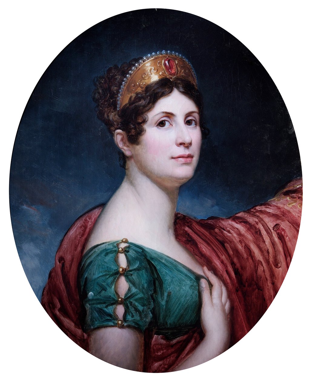 A Lady in Court Costume, Said to Be the Empress Josephine, early 19th century by Robert Lefevre