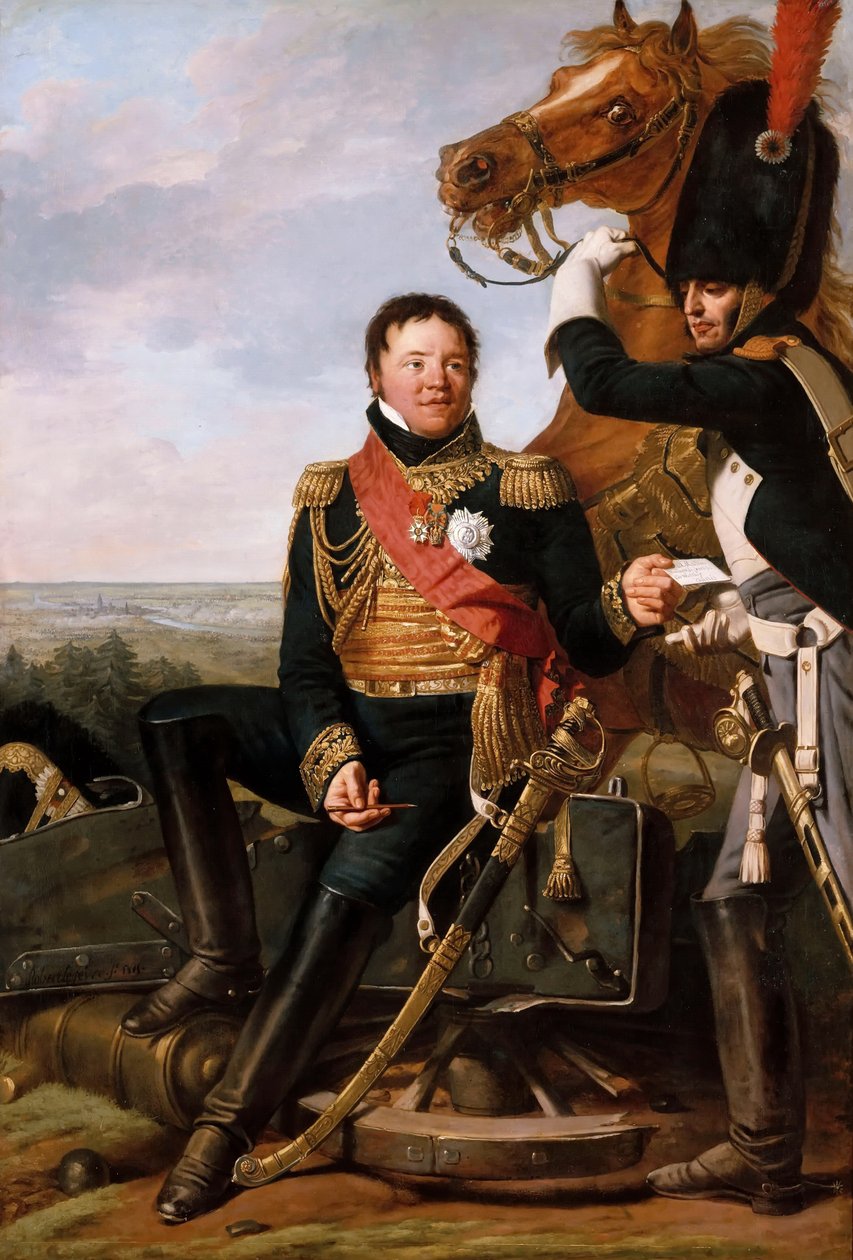 Portrait of Frédéric Henri Walther 1761-1813 by Robert Lefevre