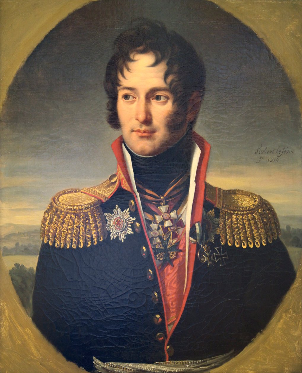 'Portrait of General Pyotr Chicherin' by Robert Lefevre