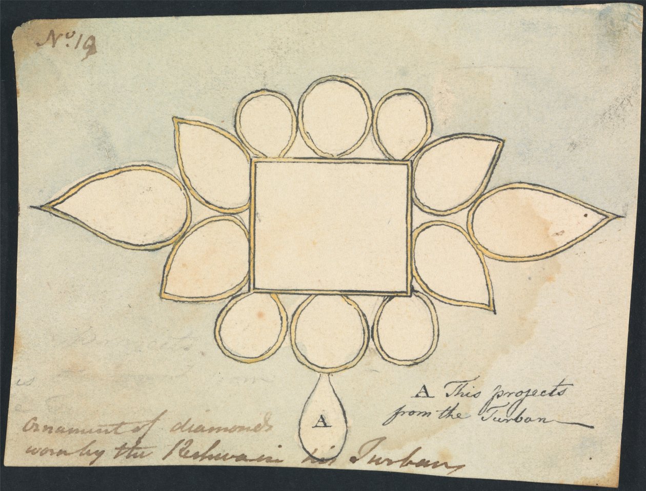 Diamond Ornament Worn by the Peshwa in His Turban by Robert Mabon