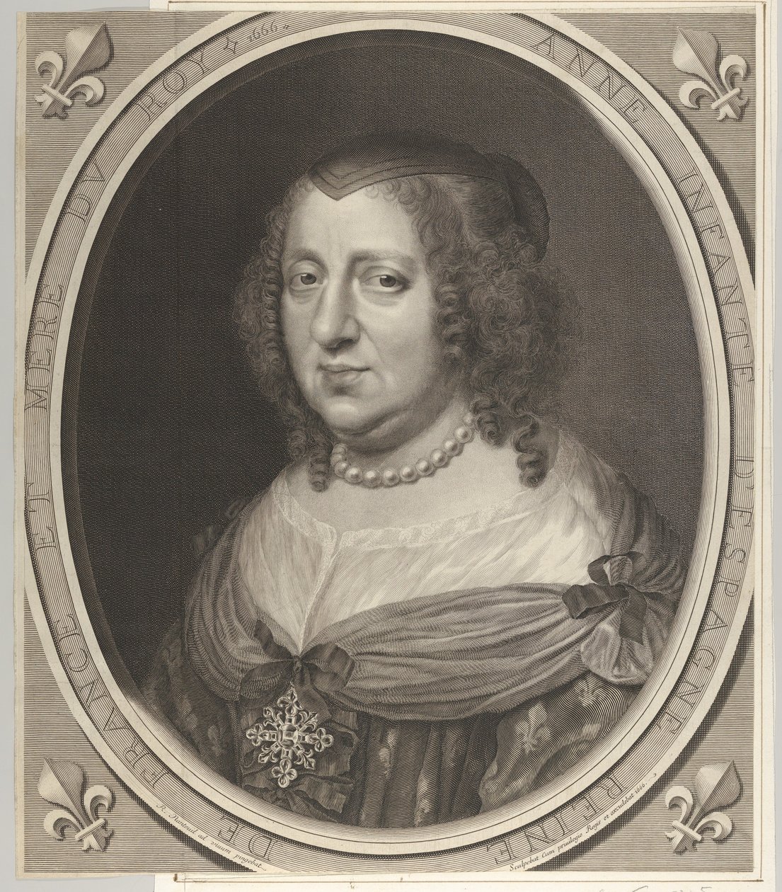Anne of Austria by Robert Nanteuil