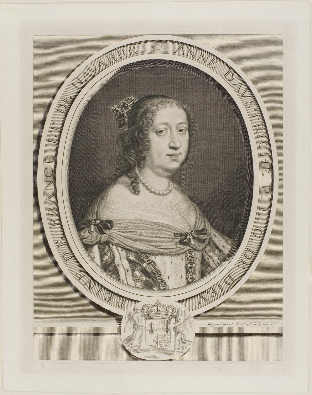 Anne of Austria, Queen of France by Robert Nanteuil