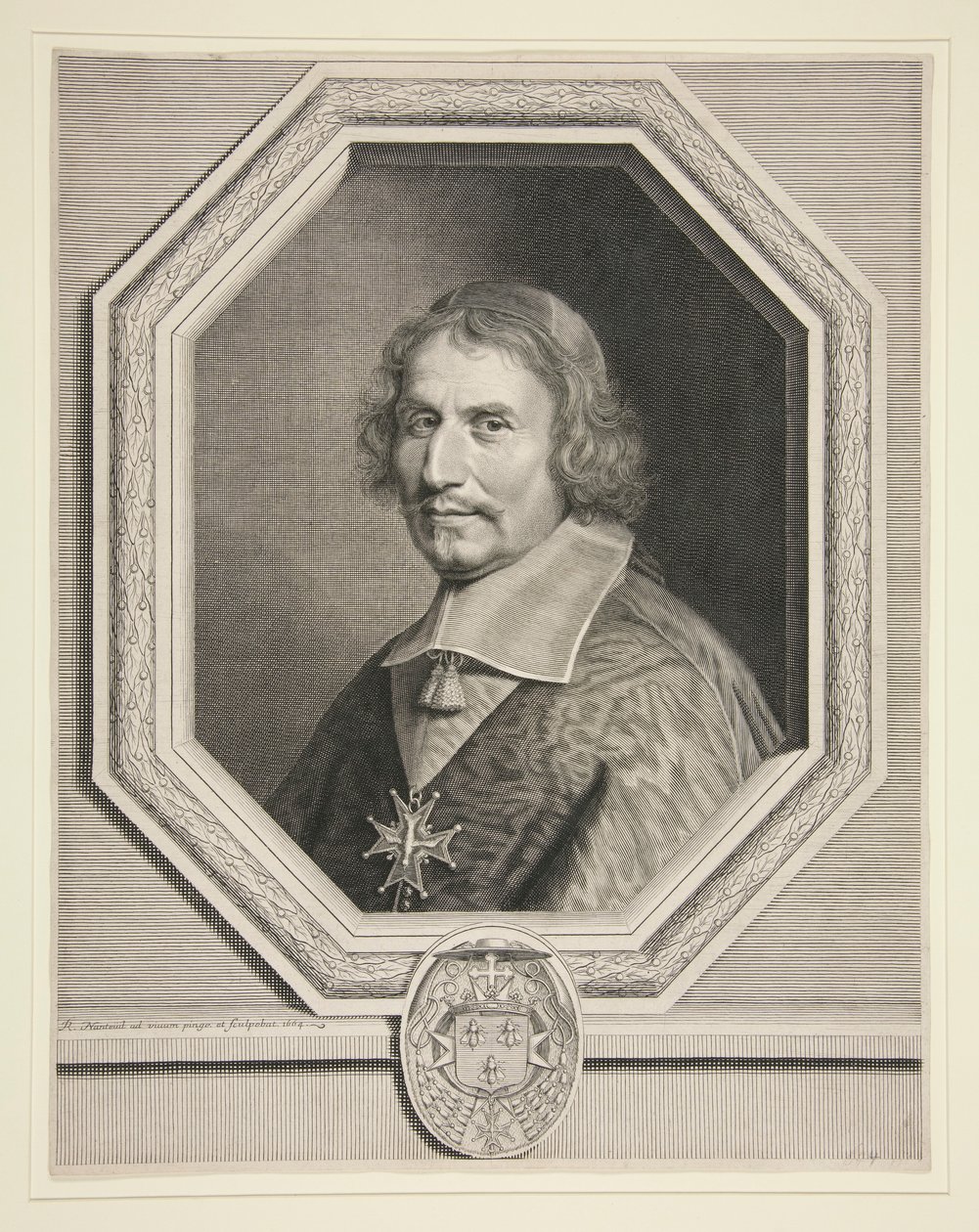 Cardinal Antoine Barberin, Archbishop of Reims by Robert Nanteuil