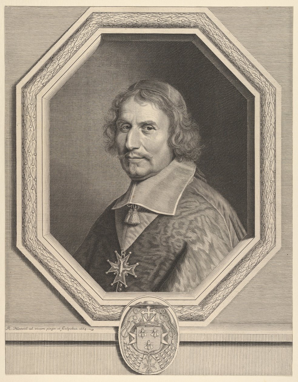 Cardinal Antonio Barberini by Robert Nanteuil