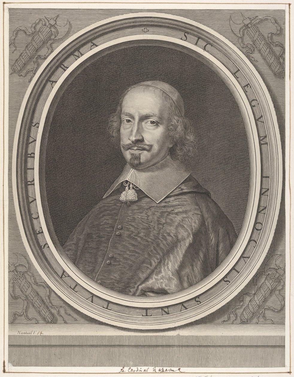 Cardinal Jules Mazarin, ca. 1652 by Robert Nanteuil