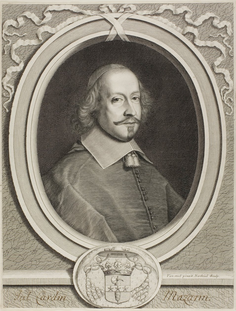 Cardinal Mazarin by Robert Nanteuil