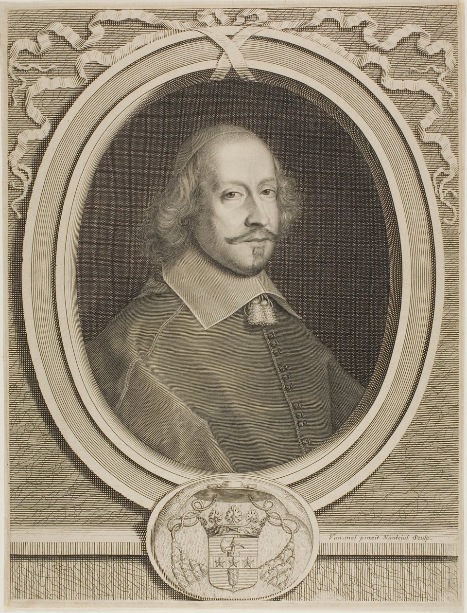 Cardinal Mazarin by Robert Nanteuil