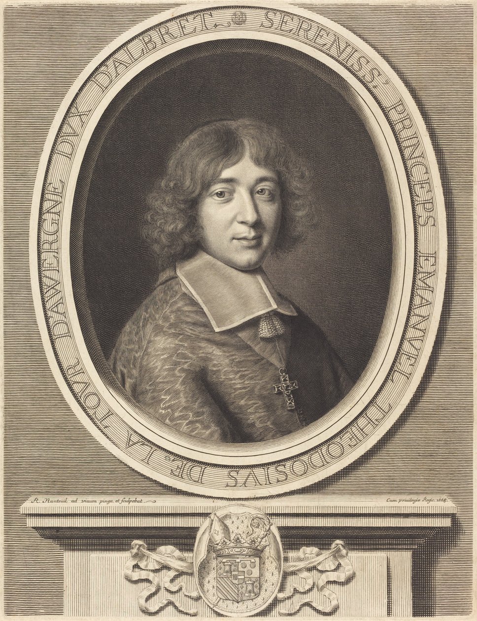 Cardinal de Bouillon by Robert Nanteuil