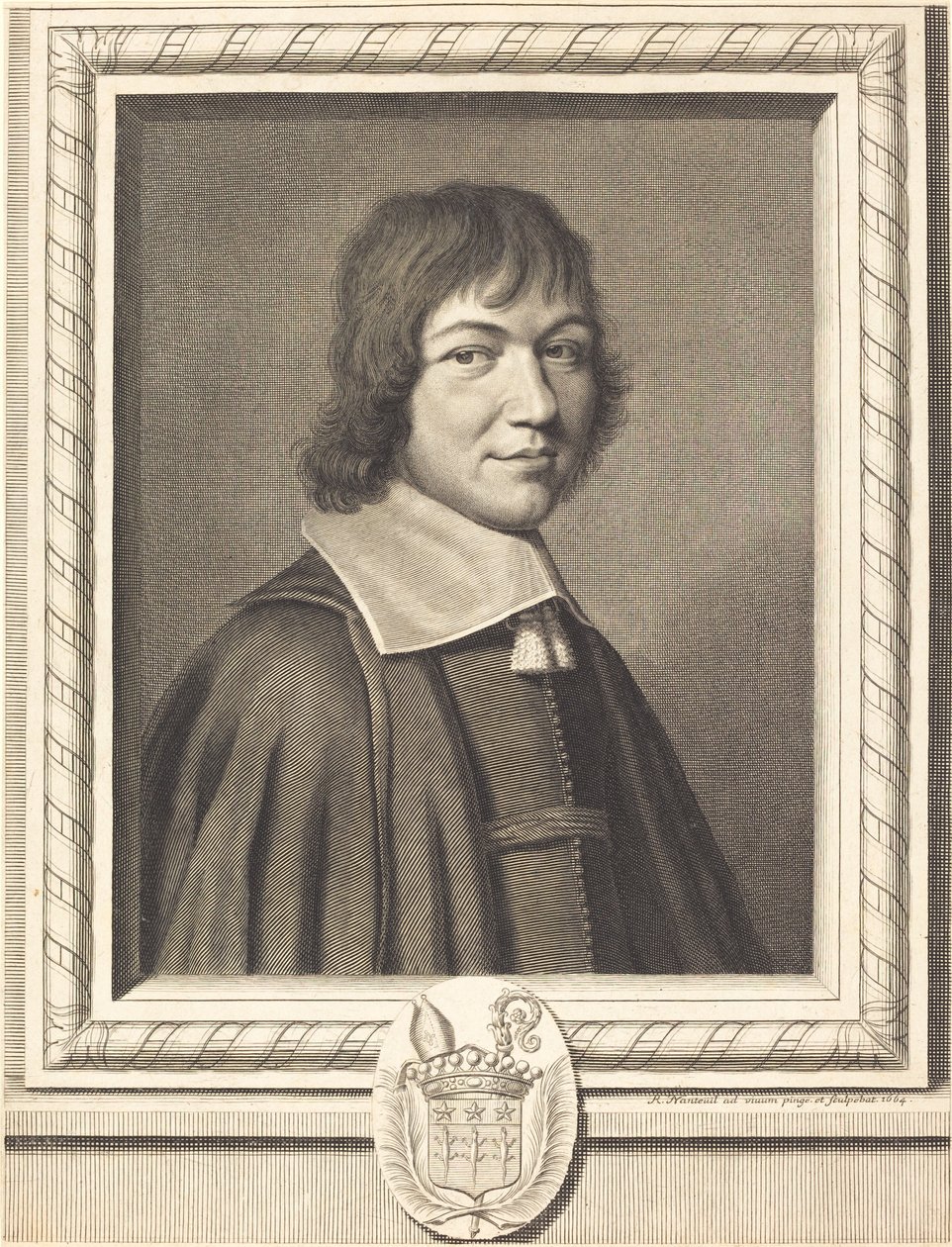 Charles-Maurice Le Tellier by Robert Nanteuil