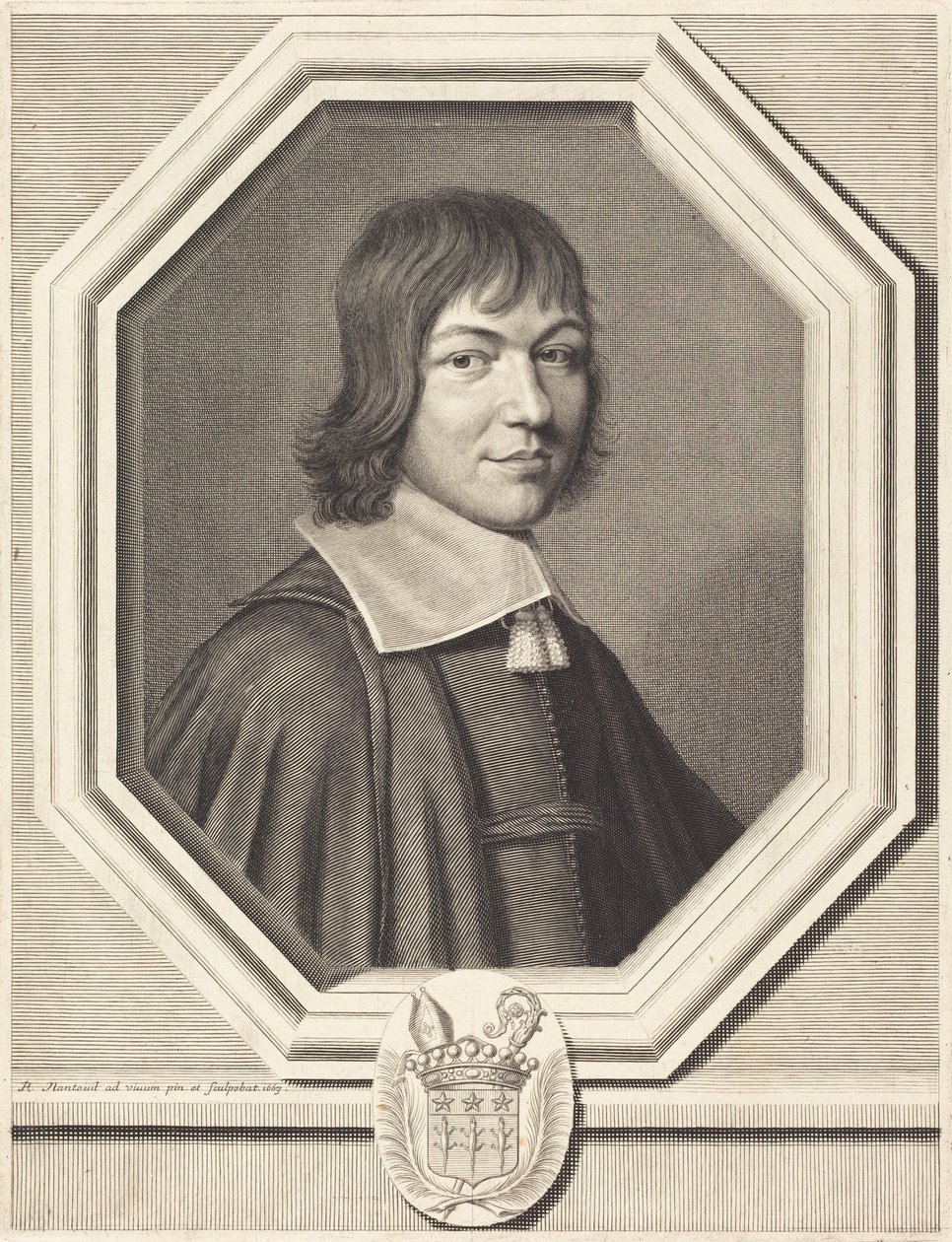 Charles-Maurice Le Tellier by Robert Nanteuil