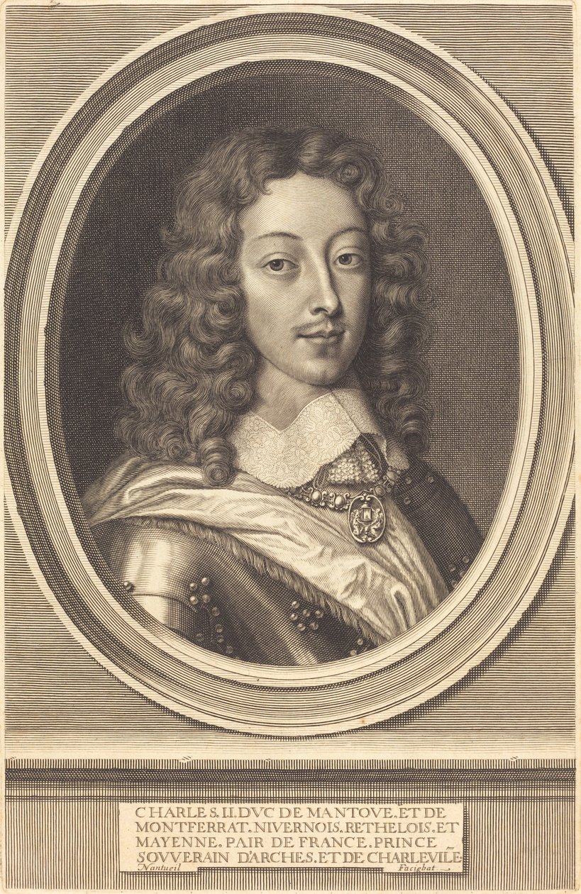 Charles II, Duke of Mantua by Robert Nanteuil