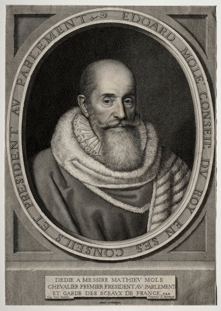Edouard Molé by Robert Nanteuil