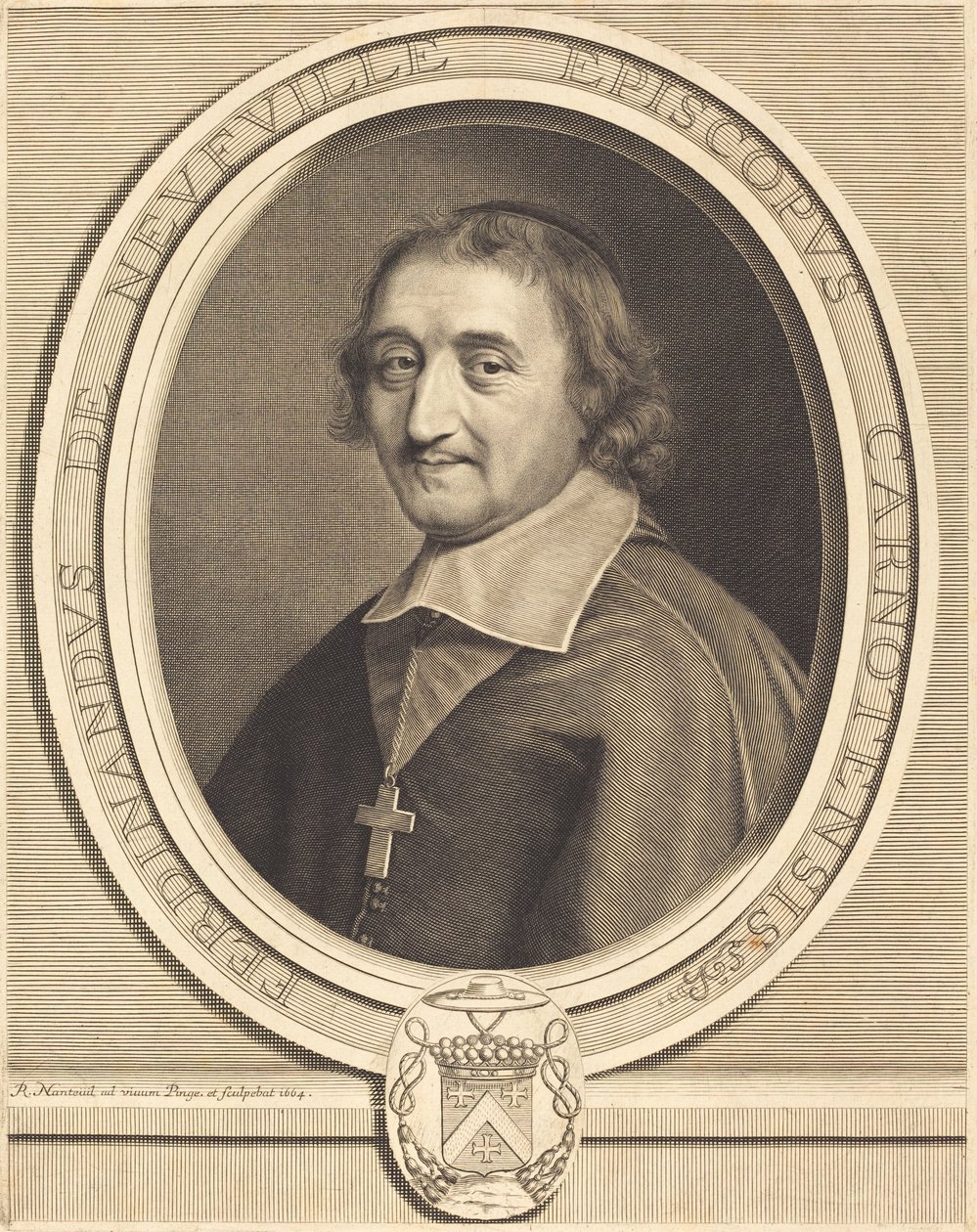 Ferdinand de Neufville by Robert Nanteuil