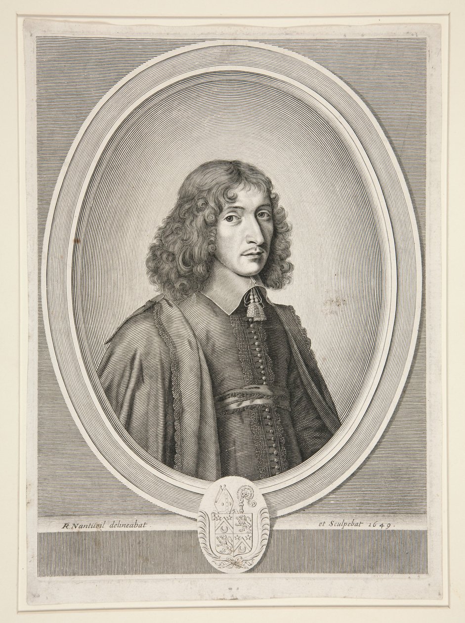 François Molé, Abbot of Sainte-Croix of Bordeaux, then Master of Requests (1625-1712) by Robert Nanteuil