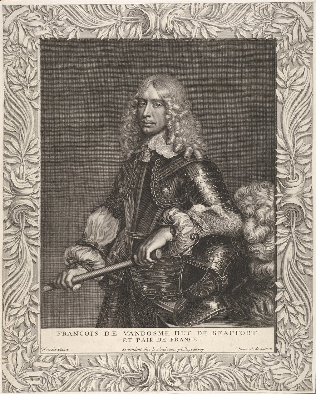 François de Vendôme, duc de Beaufort, ca. 1649 by Robert Nanteuil