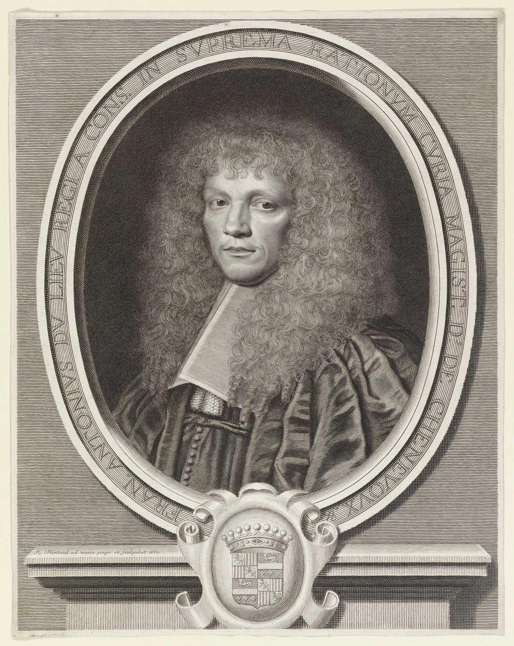 Françoise-Antoine Dulieu de Chenevoux, Master of Finances by Robert Nanteuil