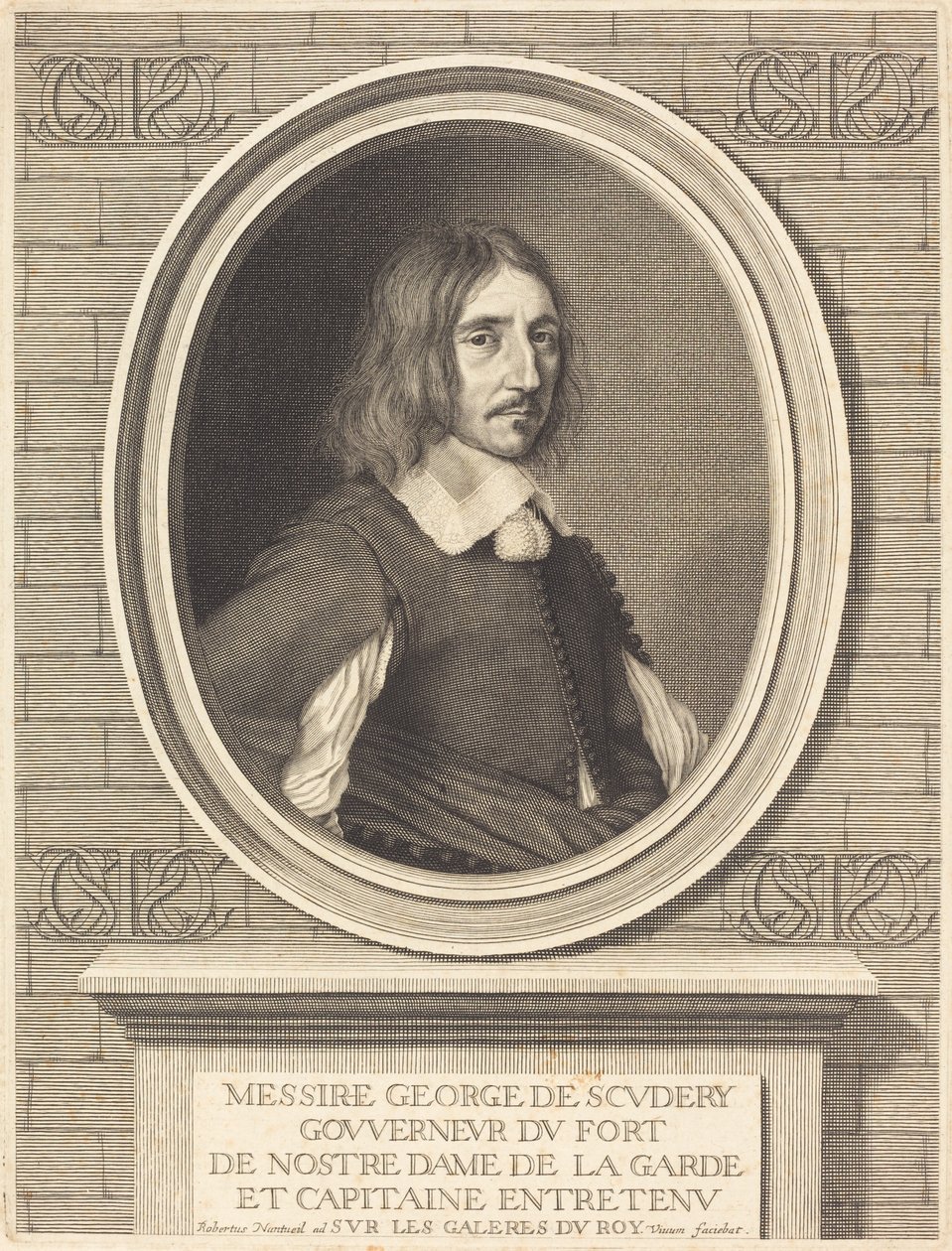 Georges de Scudery by Robert Nanteuil
