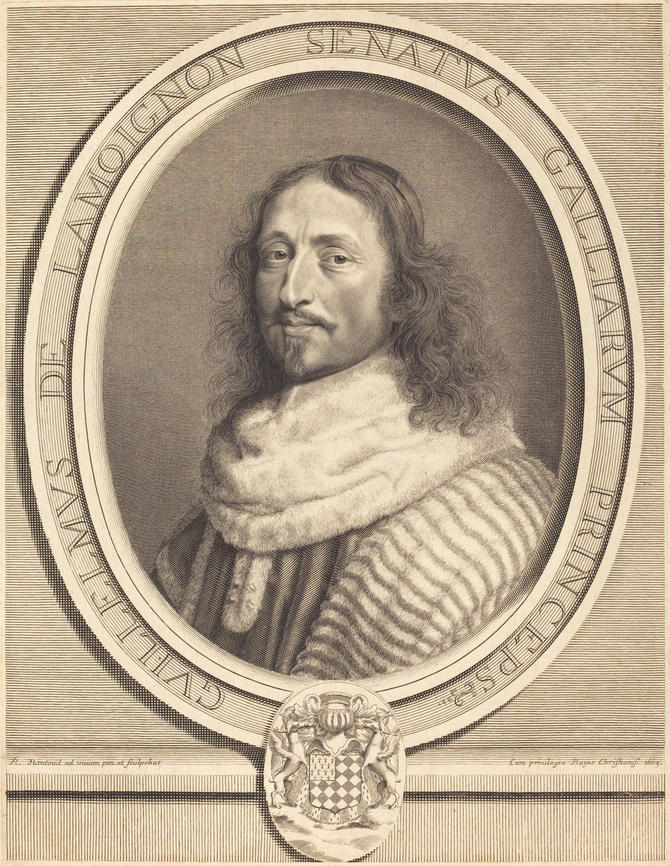 Guillaume de Lamoignon by Robert Nanteuil