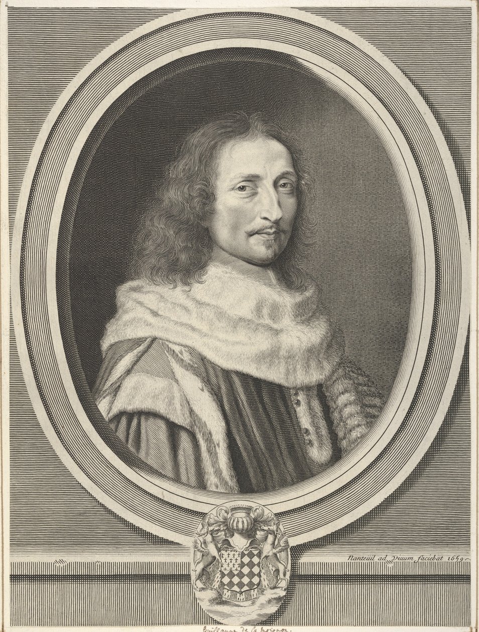 Guillaume de Lamoignon by Robert Nanteuil