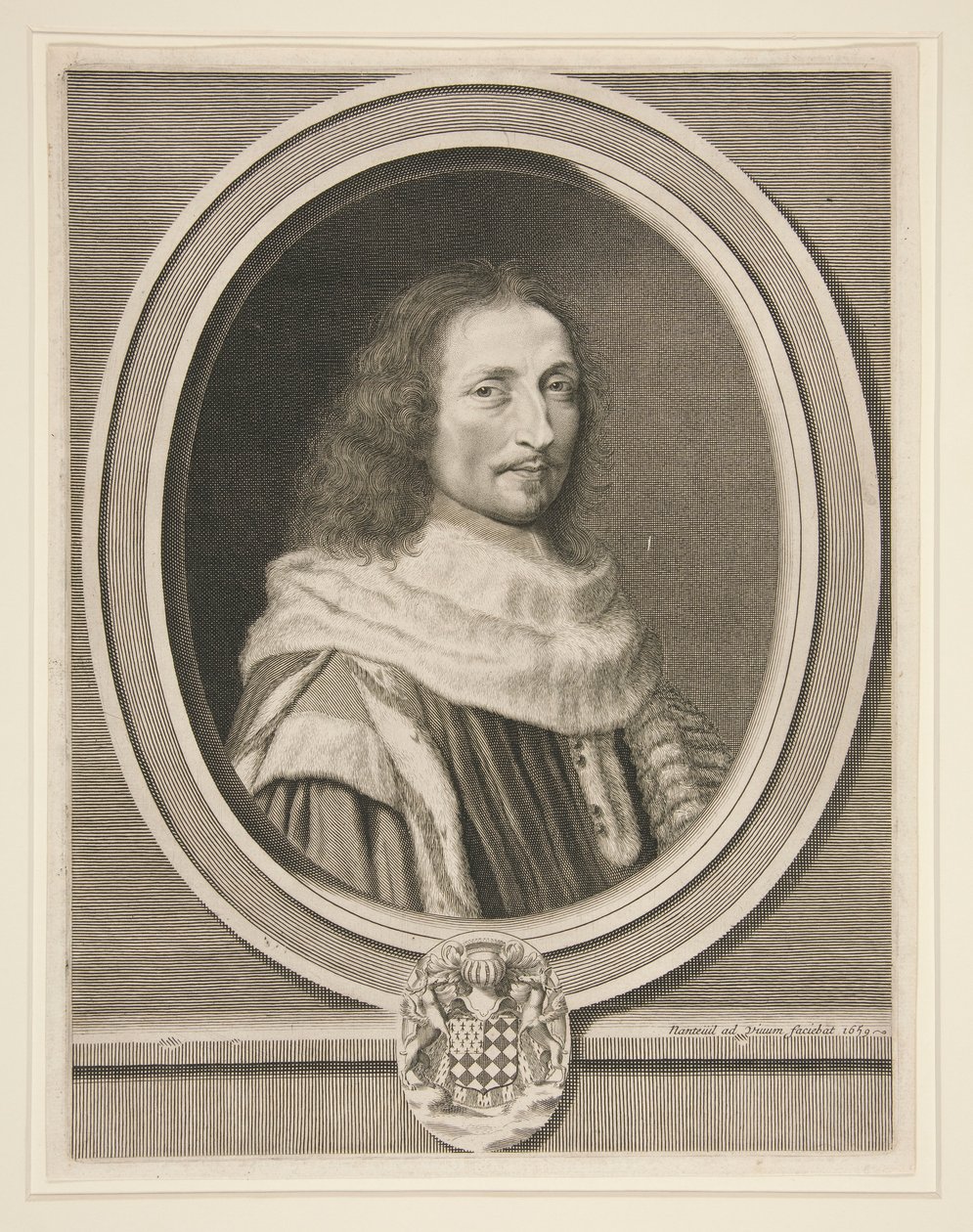Guillaume de Lamoignon, Marquis of Baville by Robert Nanteuil