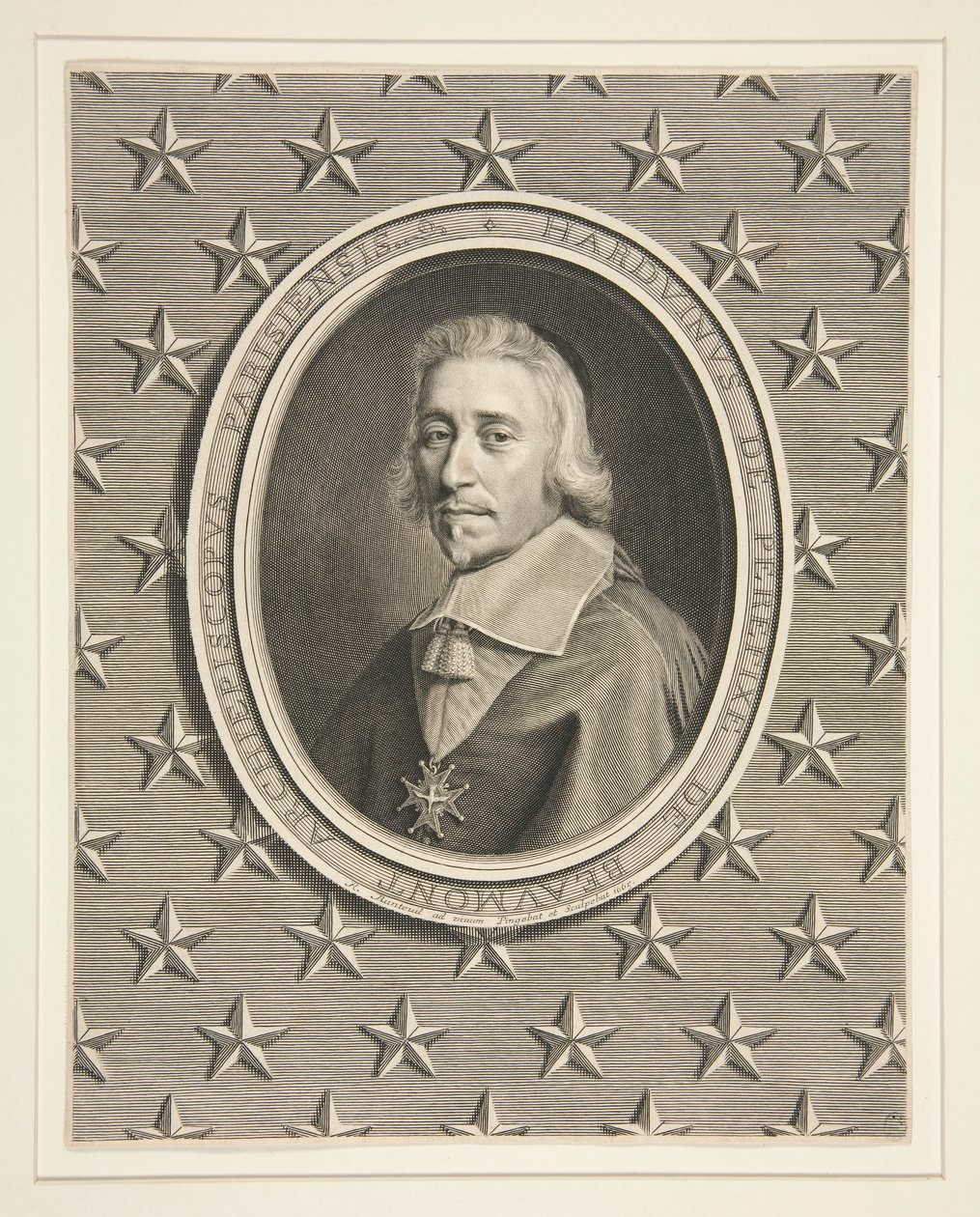 Hardouin de Perefixe de Beaumont, Archbishop of Paris (1605-1671) by Robert Nanteuil