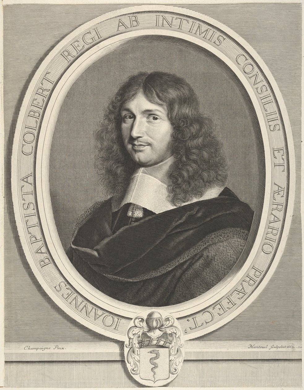 Jean-Baptiste Colbert by Robert Nanteuil