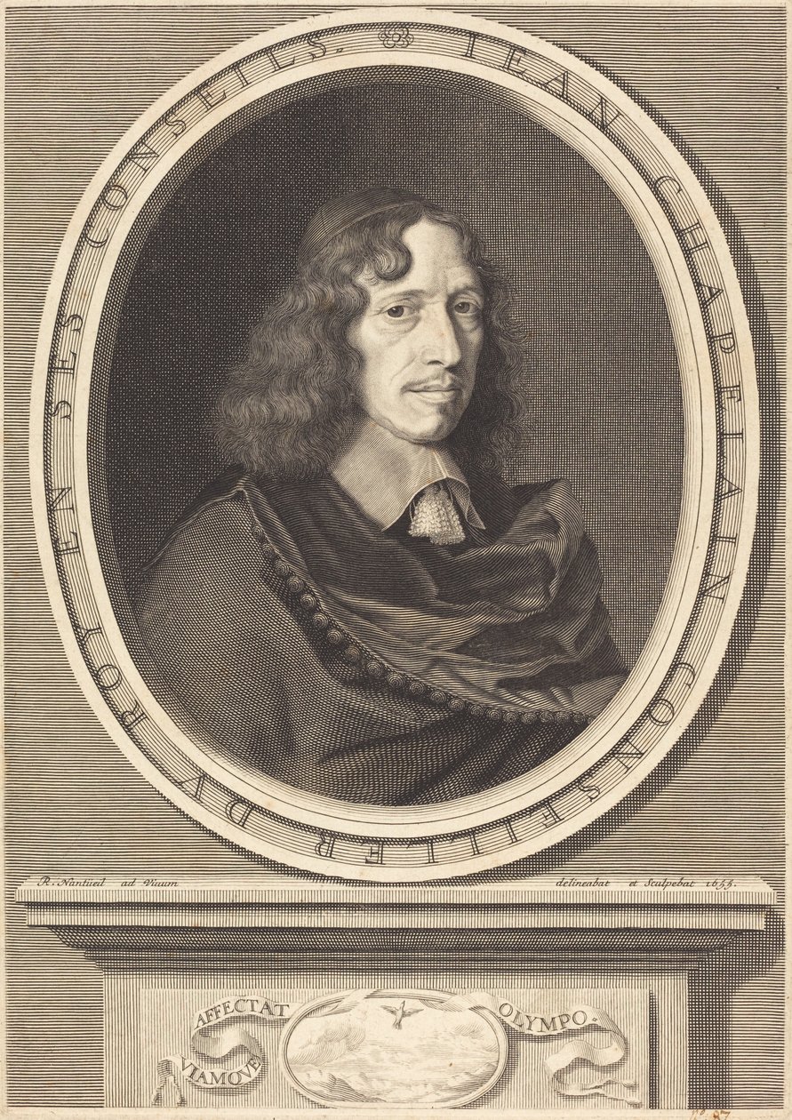 Jean Chapelain by Robert Nanteuil