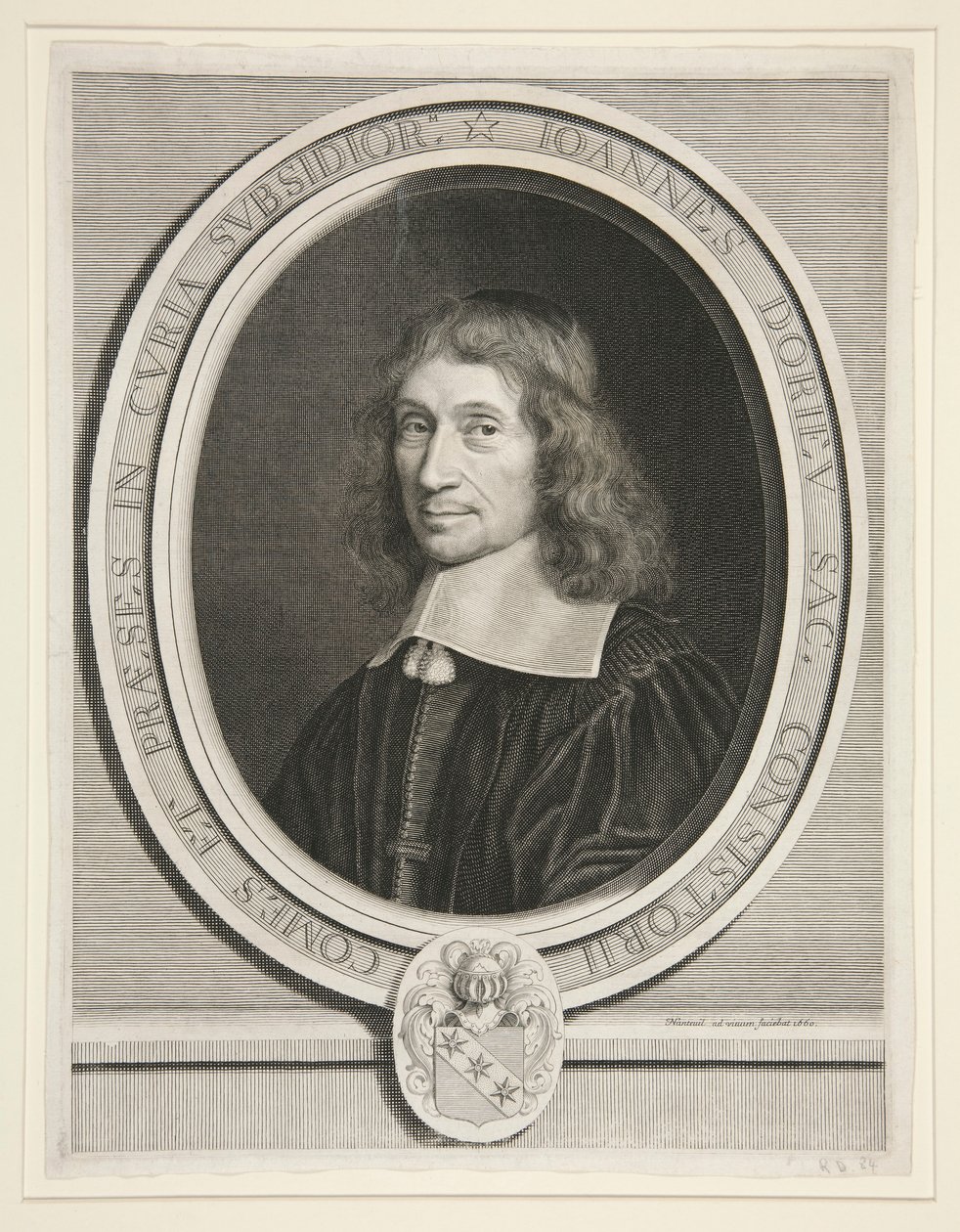 Jean Dorieu, President in the Court of Aids (1596-1679) by Robert Nanteuil