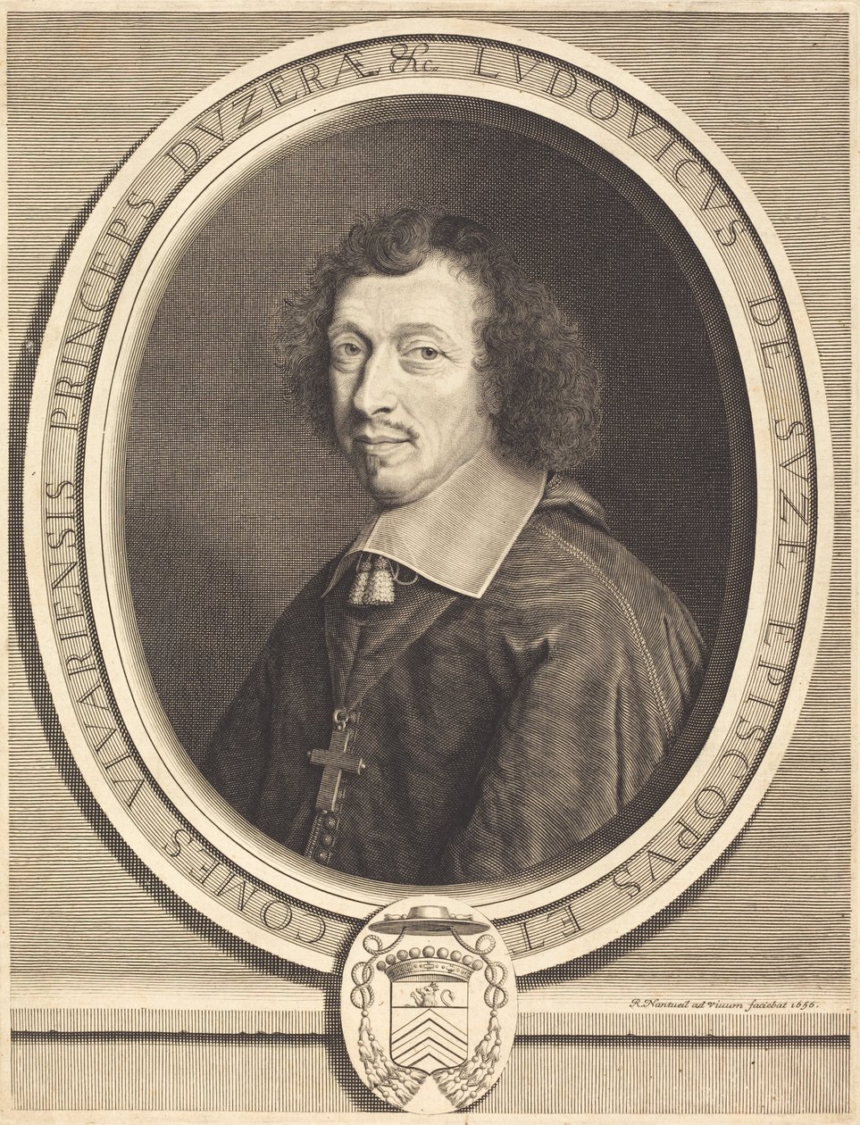 Louis-Francois de La Baume de Suze by Robert Nanteuil