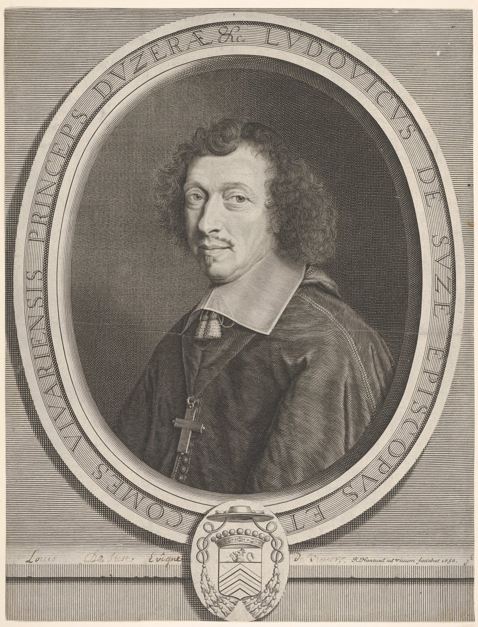 Louis-François de La Baume de Suze by Robert Nanteuil