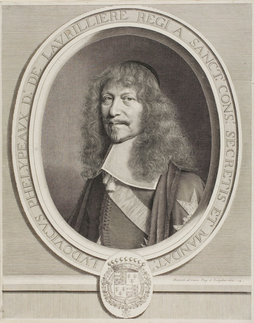 Louis Phélypeaux de la Vrillière by Robert Nanteuil