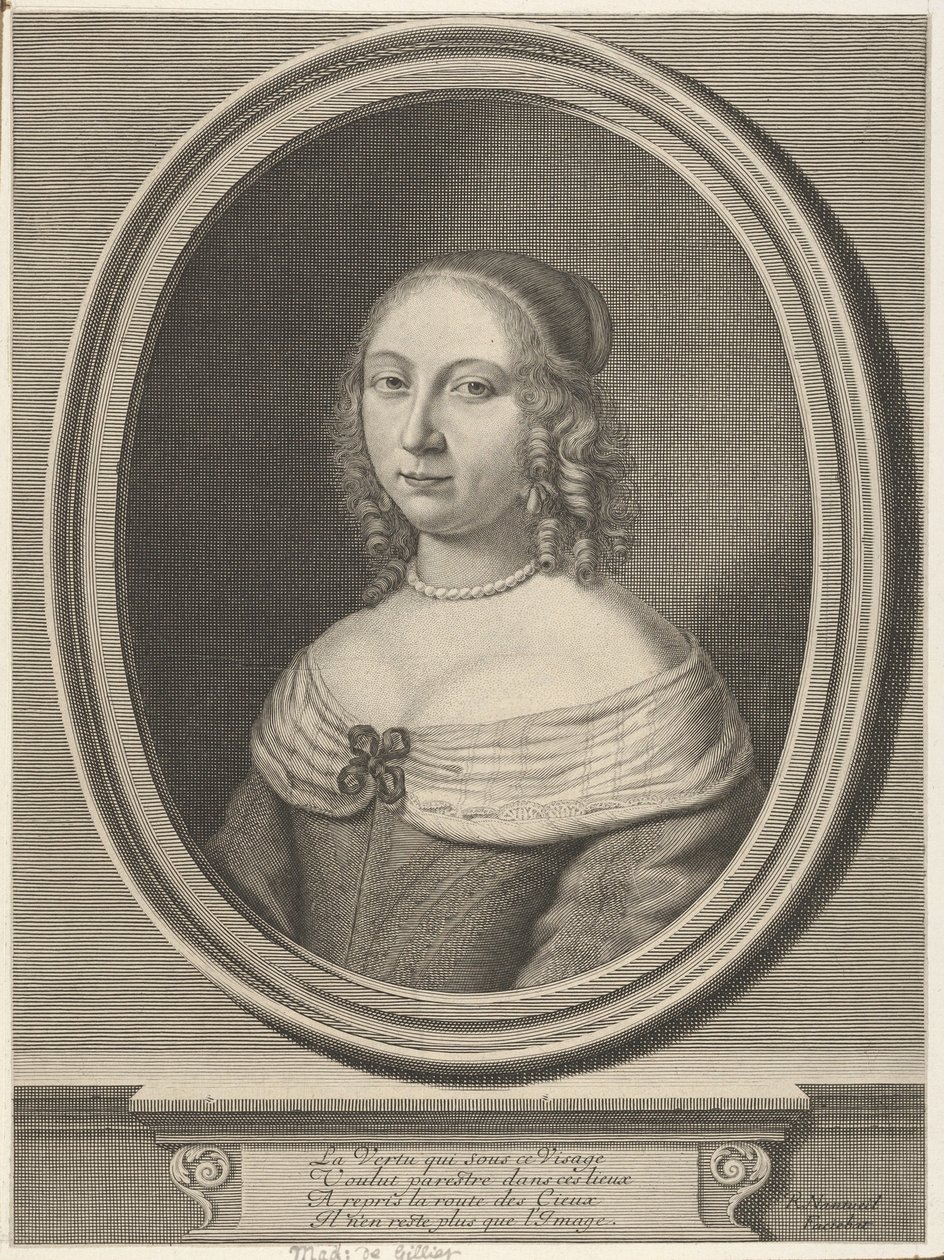 Madame de Gillier (Marie Jolly) by Robert Nanteuil