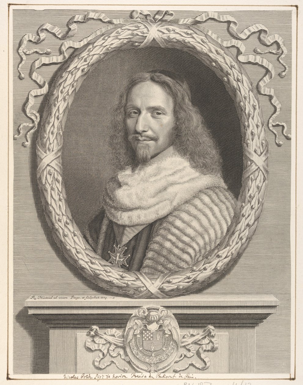 Nicolas Potier de Novion by Robert Nanteuil