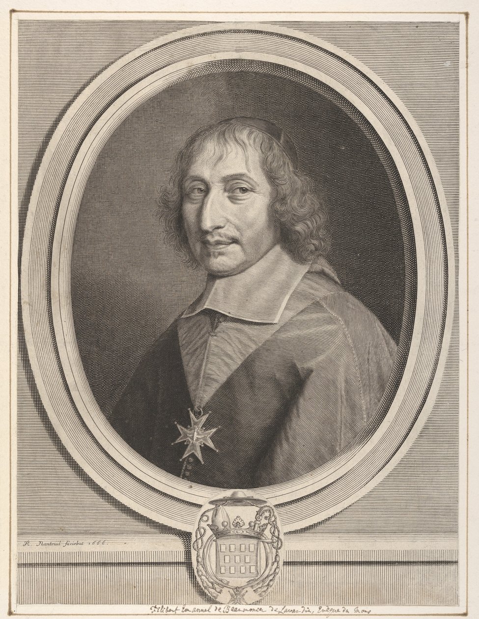 Philbert-Emmanuel de Beaumanoir de Lavardin by Robert Nanteuil