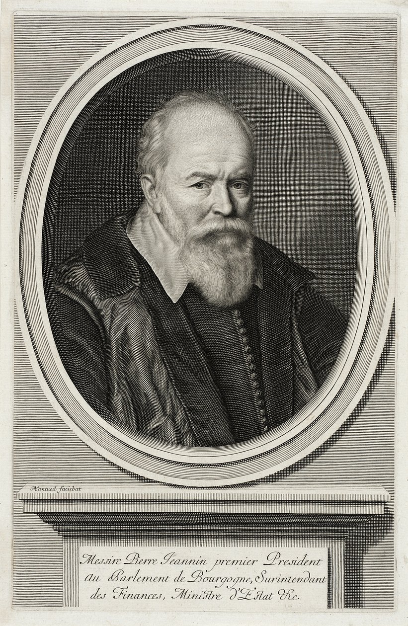 Pierre Jeannin by Robert Nanteuil