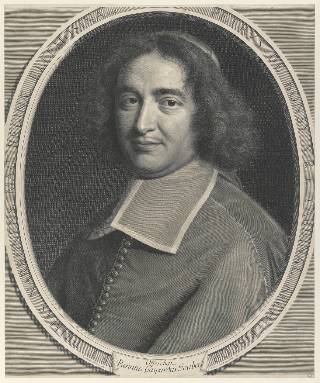 Pierre de Bonzi, Cardinal, Archbishop of Narbonne by Robert Nanteuil