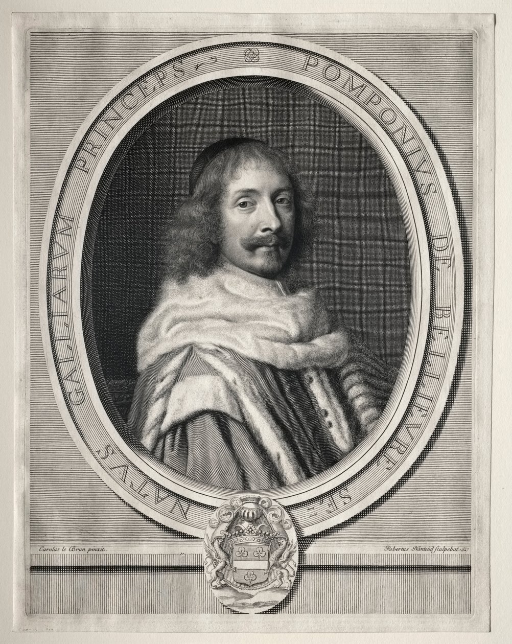 Pompone II de Belliere by Robert Nanteuil