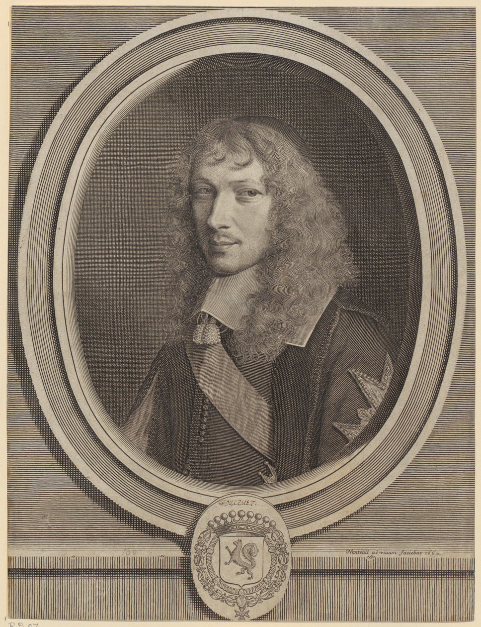 Portrait of Basile Fouquet by Robert Nanteuil