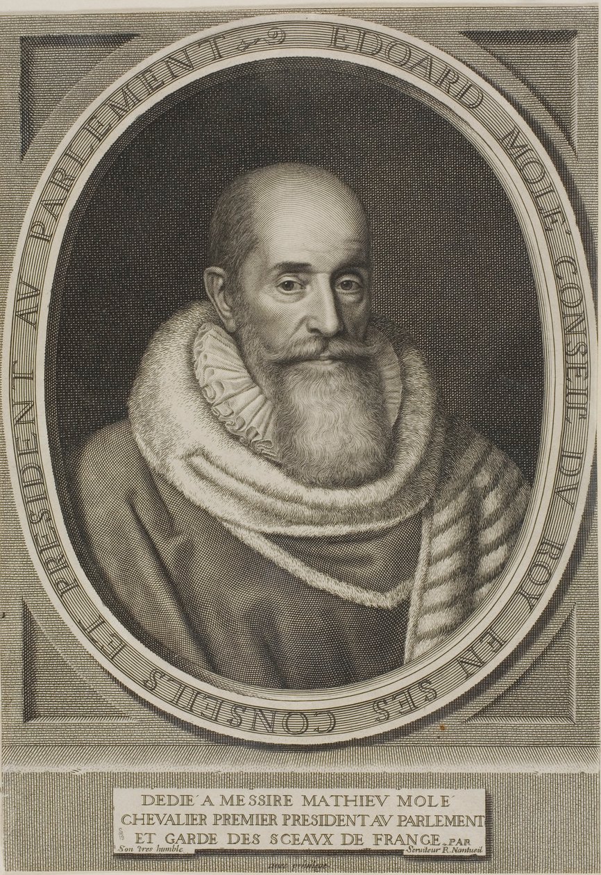 Portrait of Edouard Molé by Robert Nanteuil