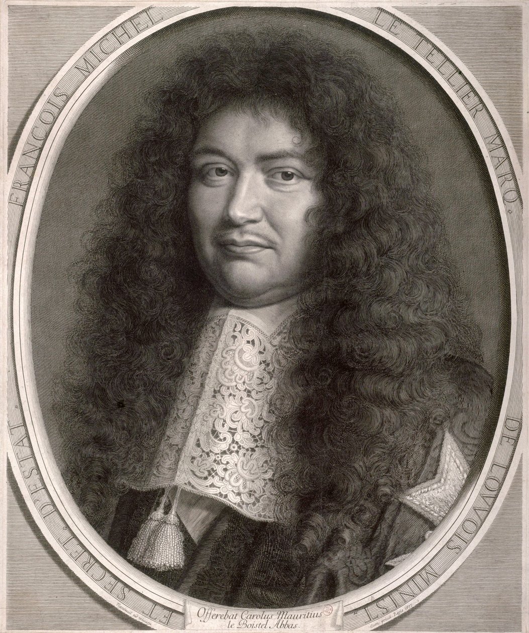 Portrait of Francois Michel Le Tellier by Robert Nanteuil