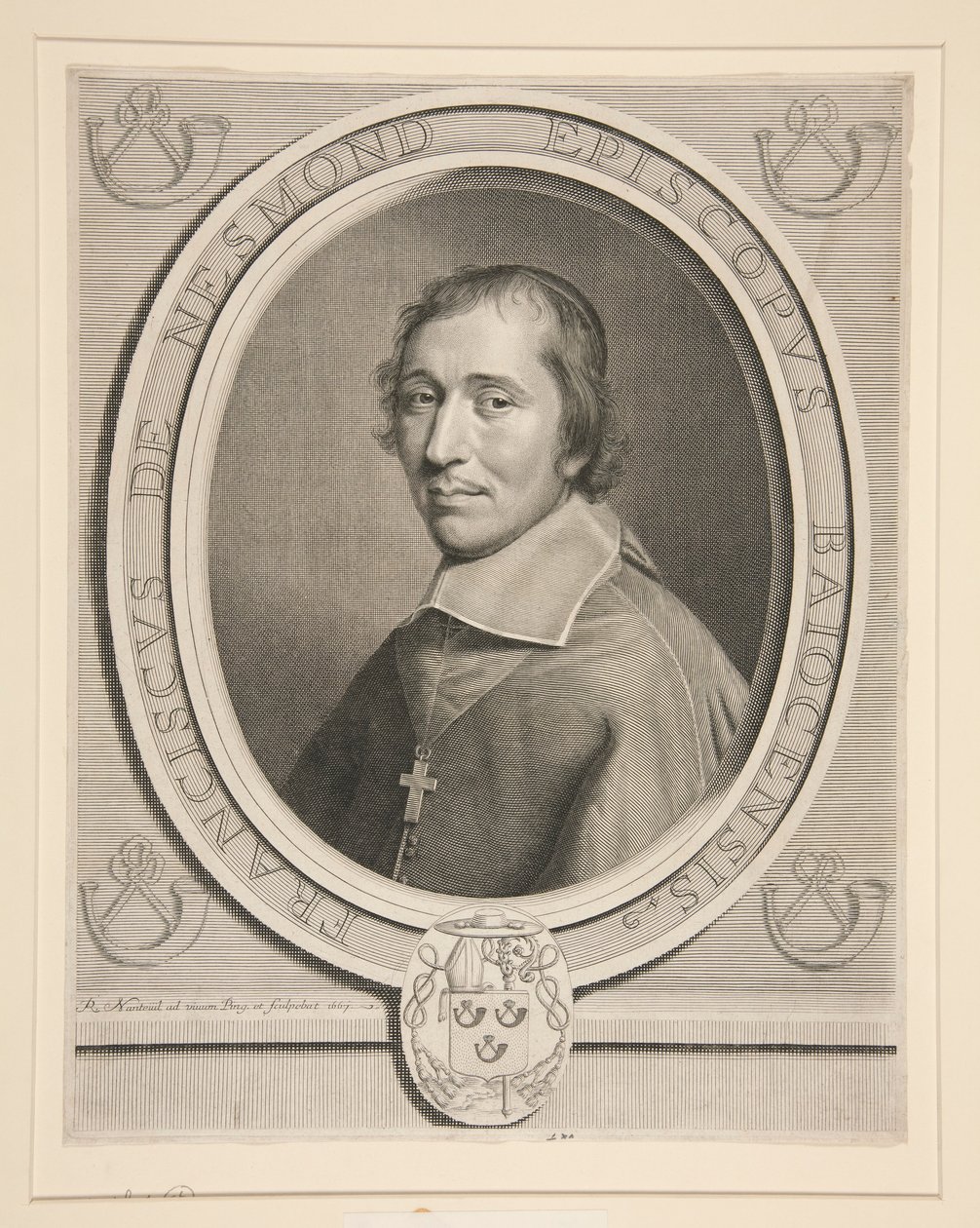 Portrait of François-Théodore de Nesmond, Principal Magistrate of the Paris Parliament by Robert Nanteuil