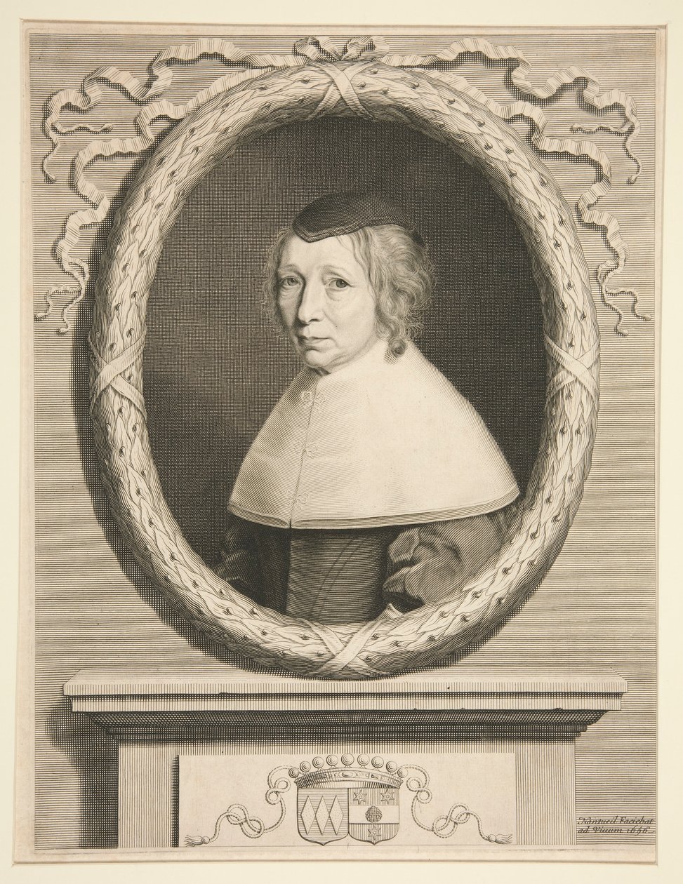 Portrait of Marie de Bragelogne (Madame Bouthillier) by Robert Nanteuil